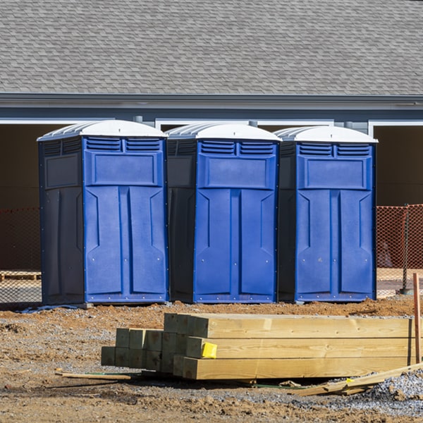 is there a specific order in which to place multiple porta potties in Christmas